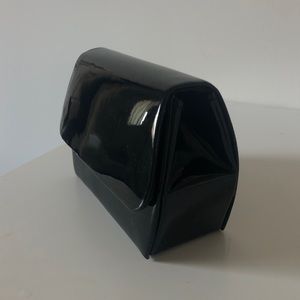 Small vintage black clutch purse